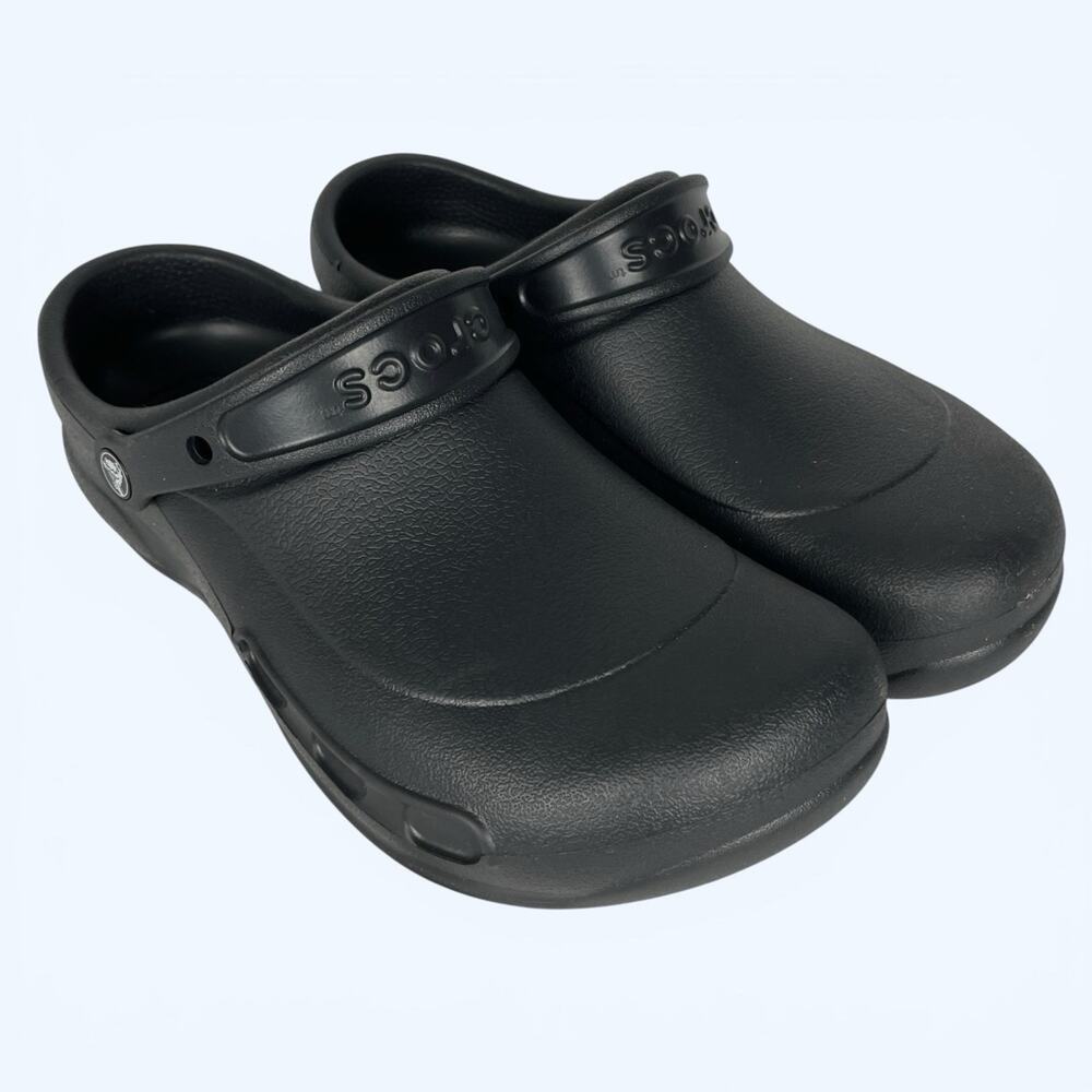 Crocs at Work Bistro Clog Slip Resistant M10, W12 Black 10075-001